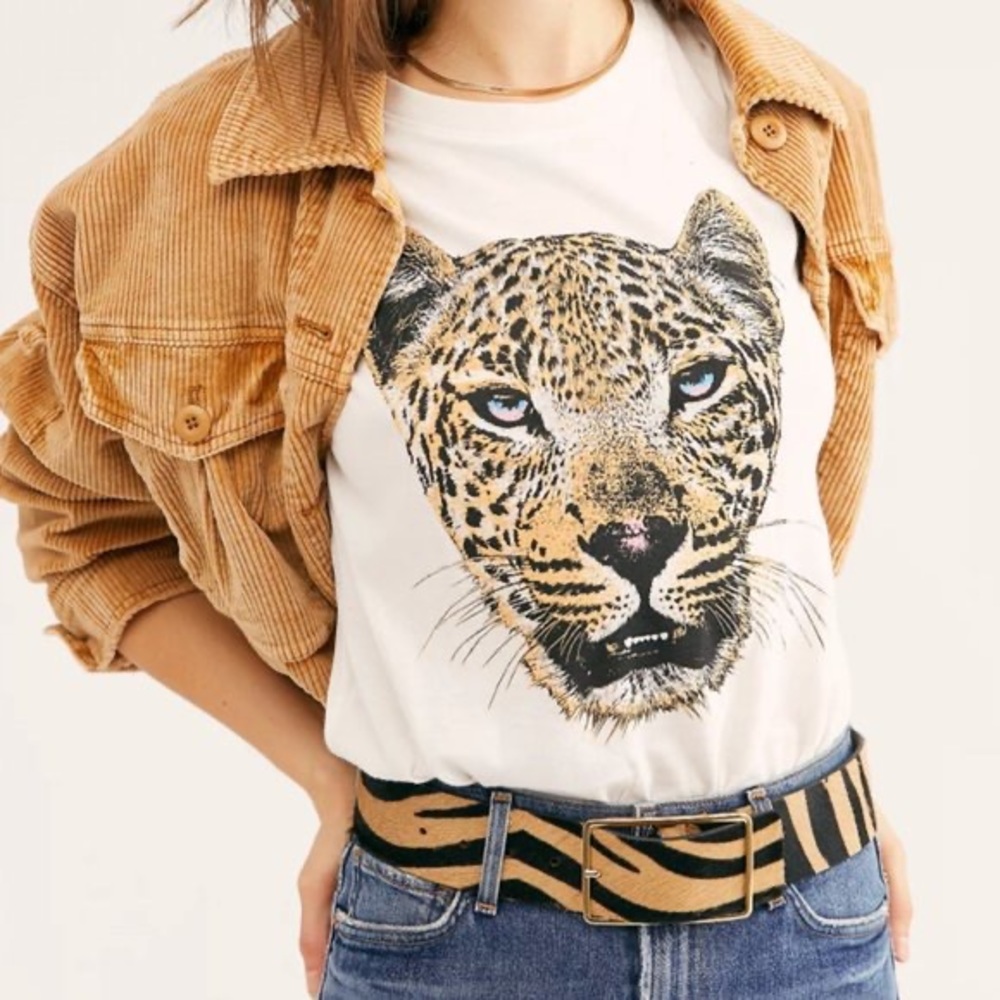 Daydreamer x Free People Tiger Tee Bodysuit